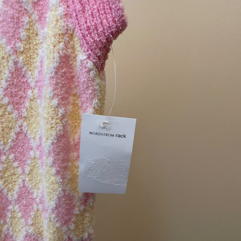 Free People Dream Diamonds Romper Pink / Yellow - Picture 9 of 16